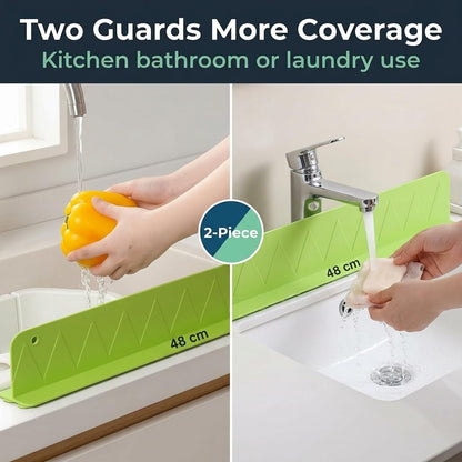 48CM Silicone Sink Splash Guard in Kitchen Sink Water Splash