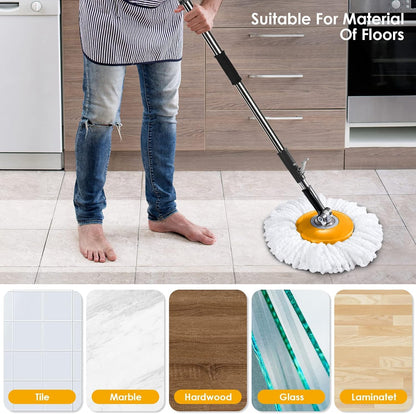 360° Spin Mop & Bucket Set with Wringer – Easy Wet & Dry Cleaning